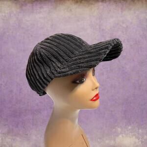 Free people thick corduroy black hat